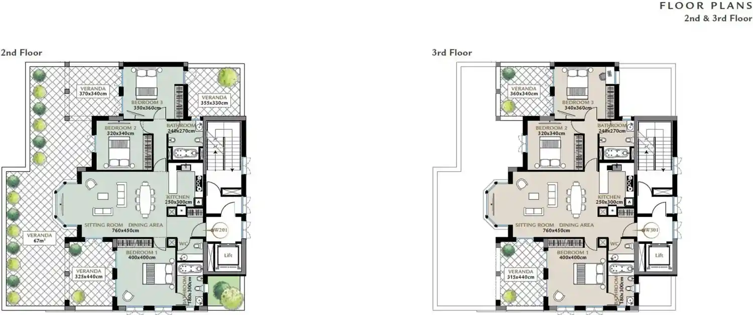 Belgravia Residences նախագծի հատակագիծ 4