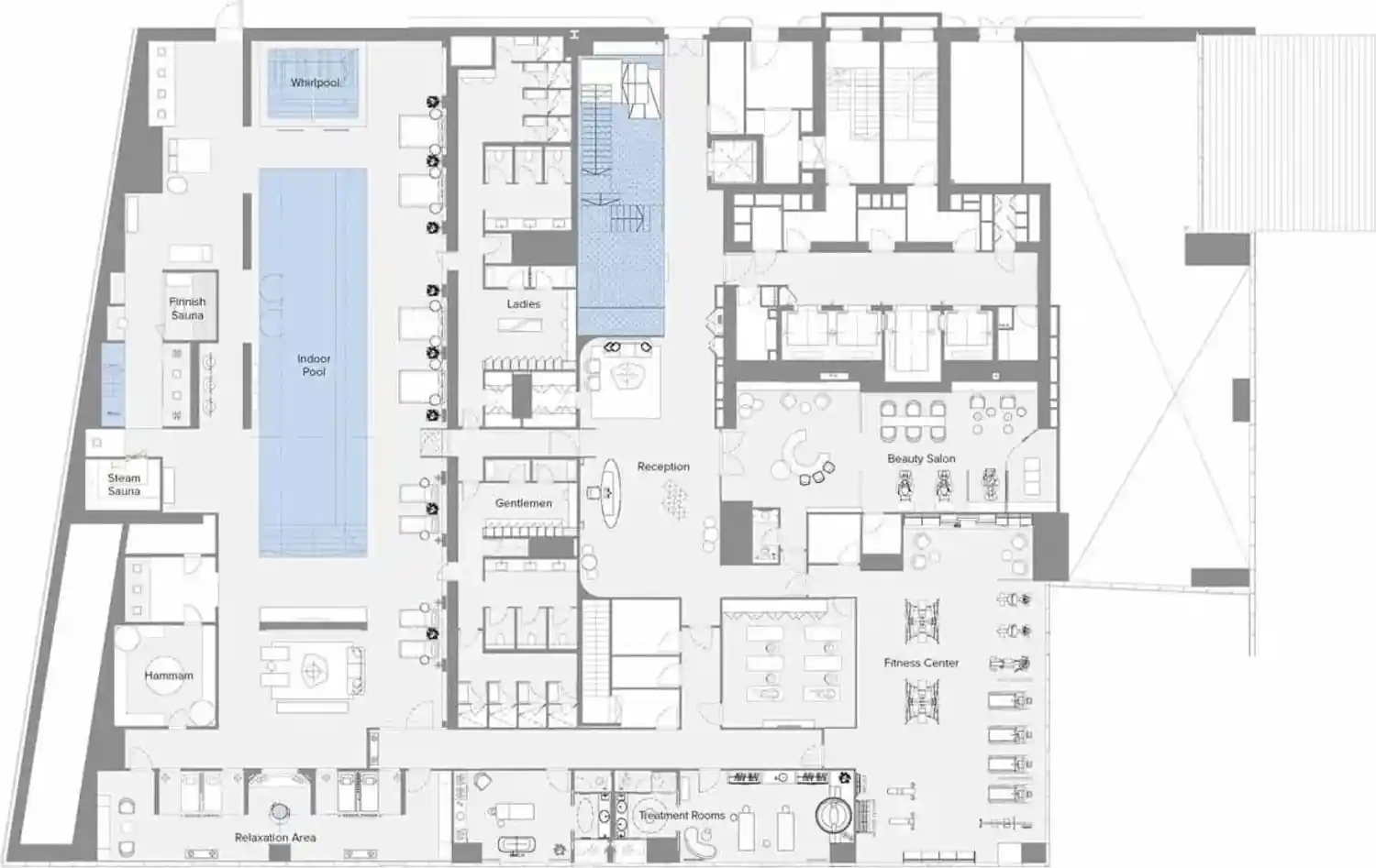 The Ritz-Carlton Residences նախագծի հատակագիծ 1