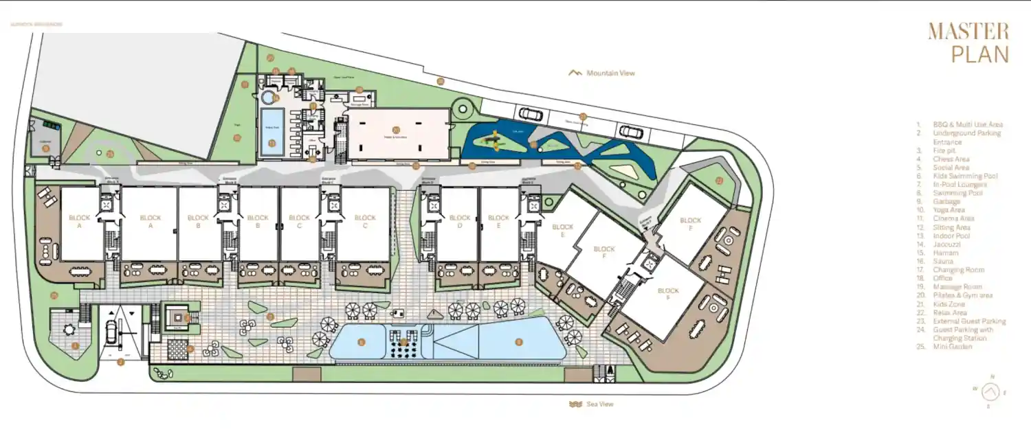 Κάτοψη του έργου Sunrock Residences 1