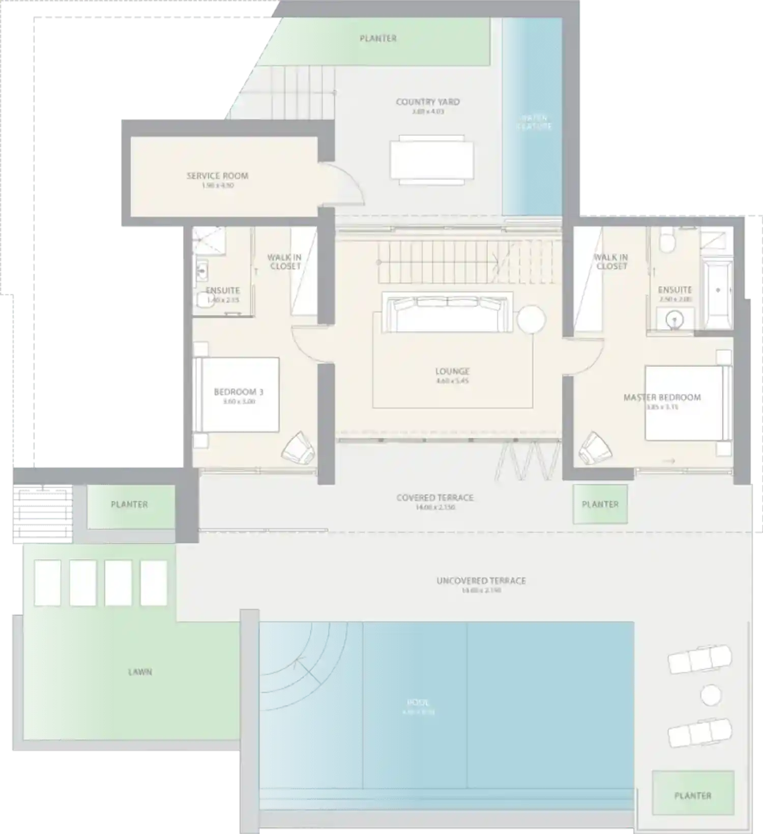 Minthis Residences նախագծի հատակագիծ 2