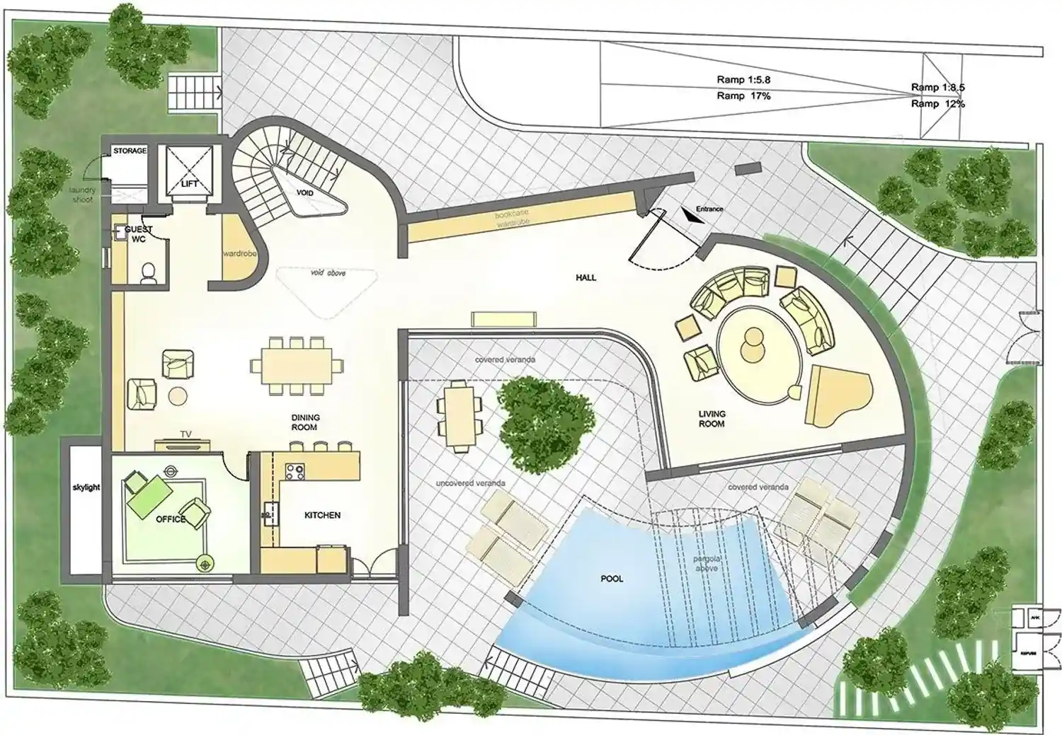 Rzut projektu Casa Futura 2