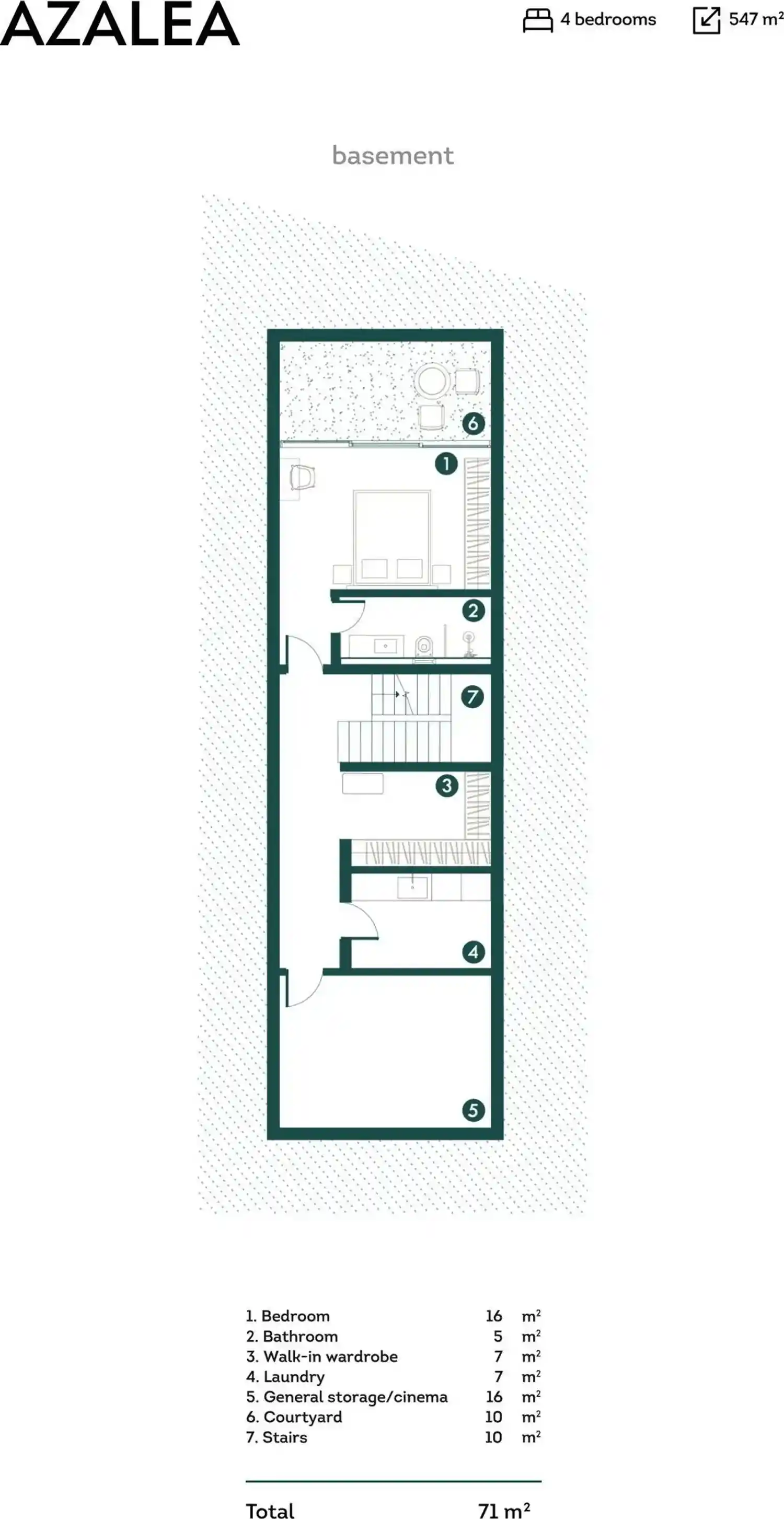 Rzut projektu Palisandro hills 18