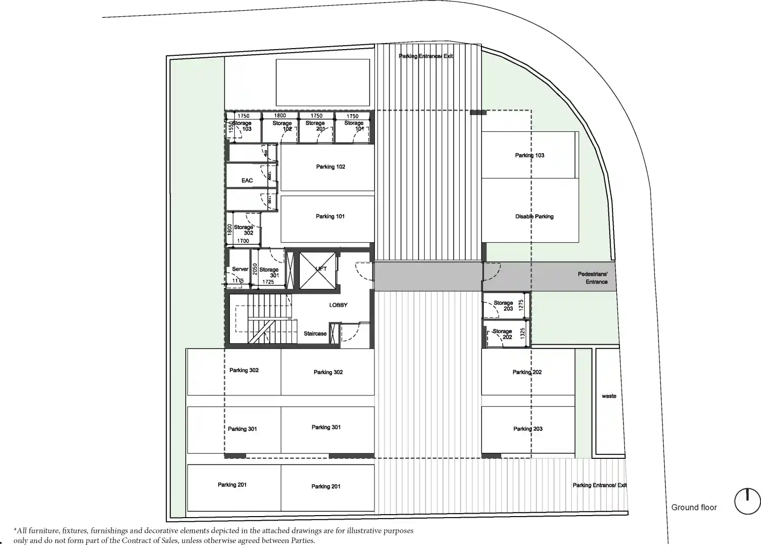 Планировка проекта [KAIA] Residences Germasogeia Off Plan 1