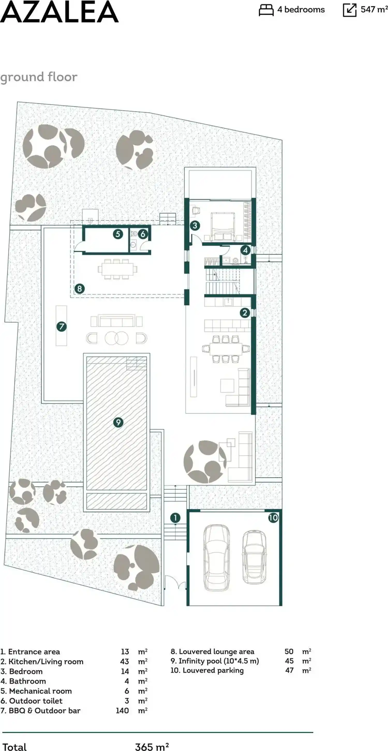 Rzut projektu Palisandro hills 19