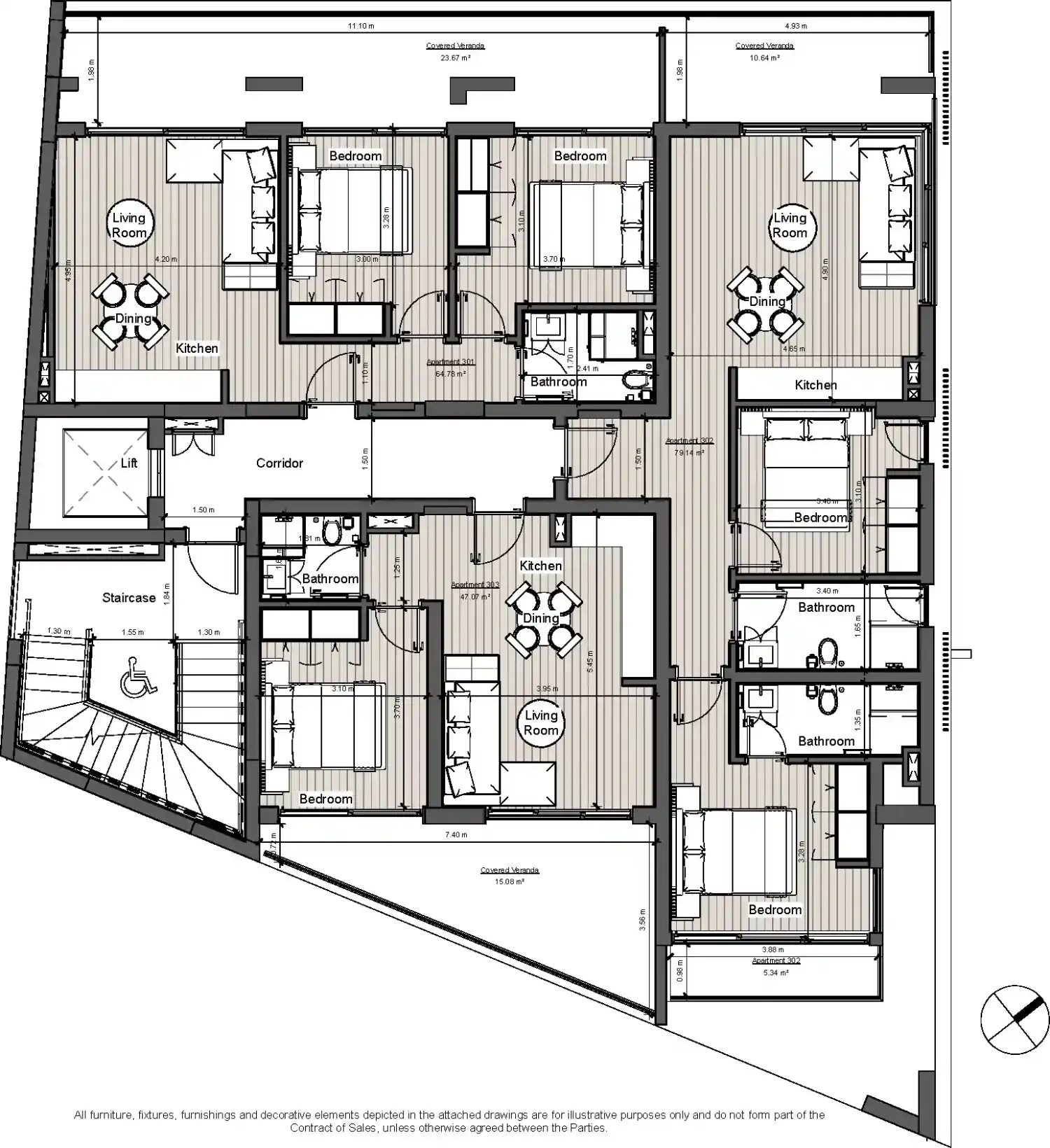 Rzut projektu [SOLEA] Residences Katholiki Off Plan 4