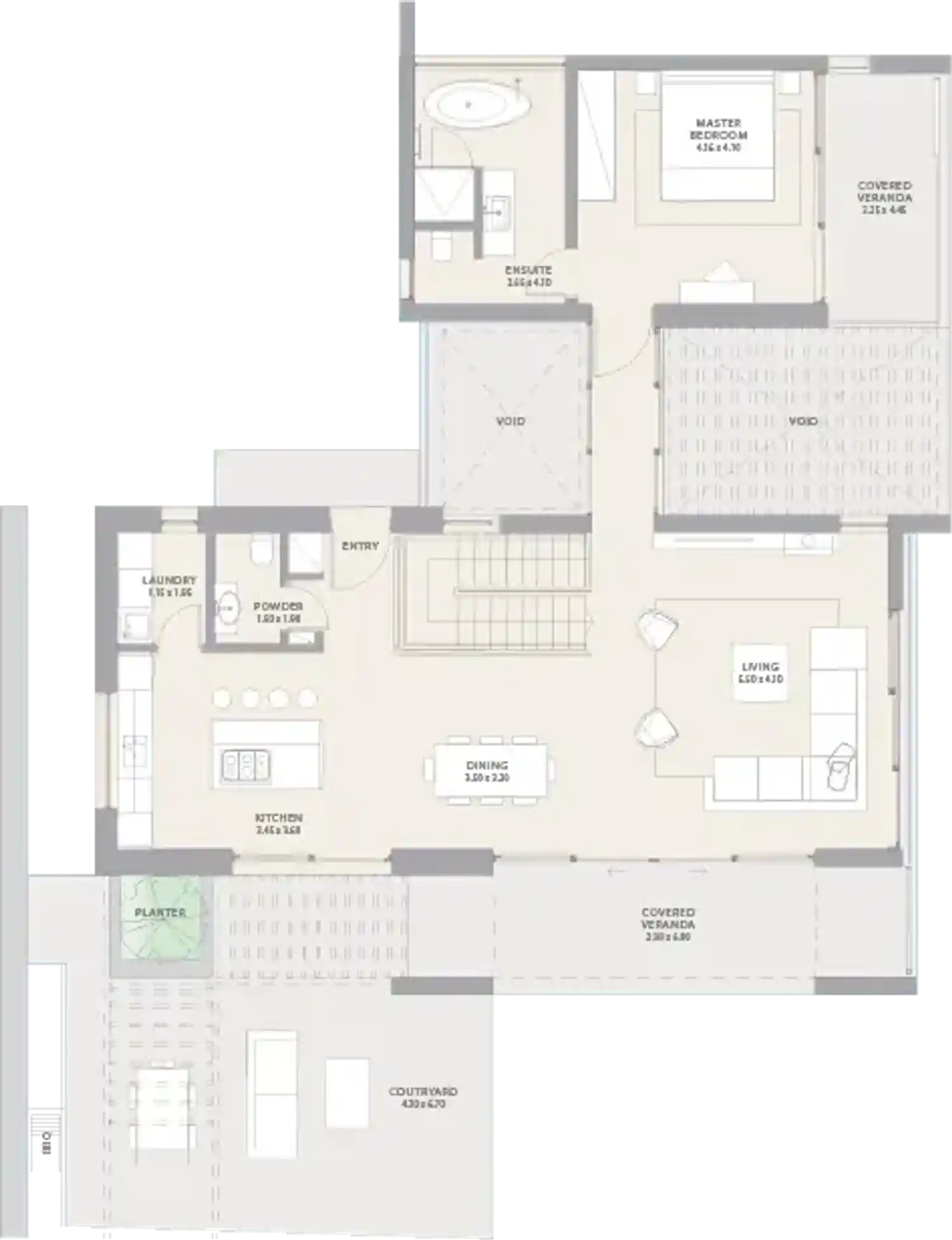 Minthis Residences նախագծի հատակագիծ 3