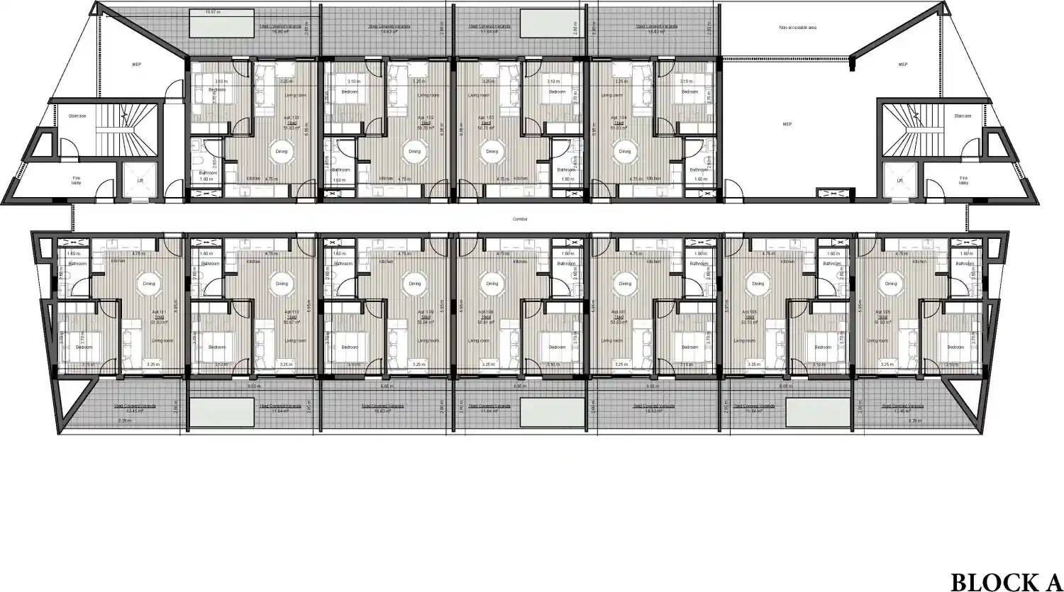 Rzut projektu [ ALMARE ] Polemidia Off Plan 3