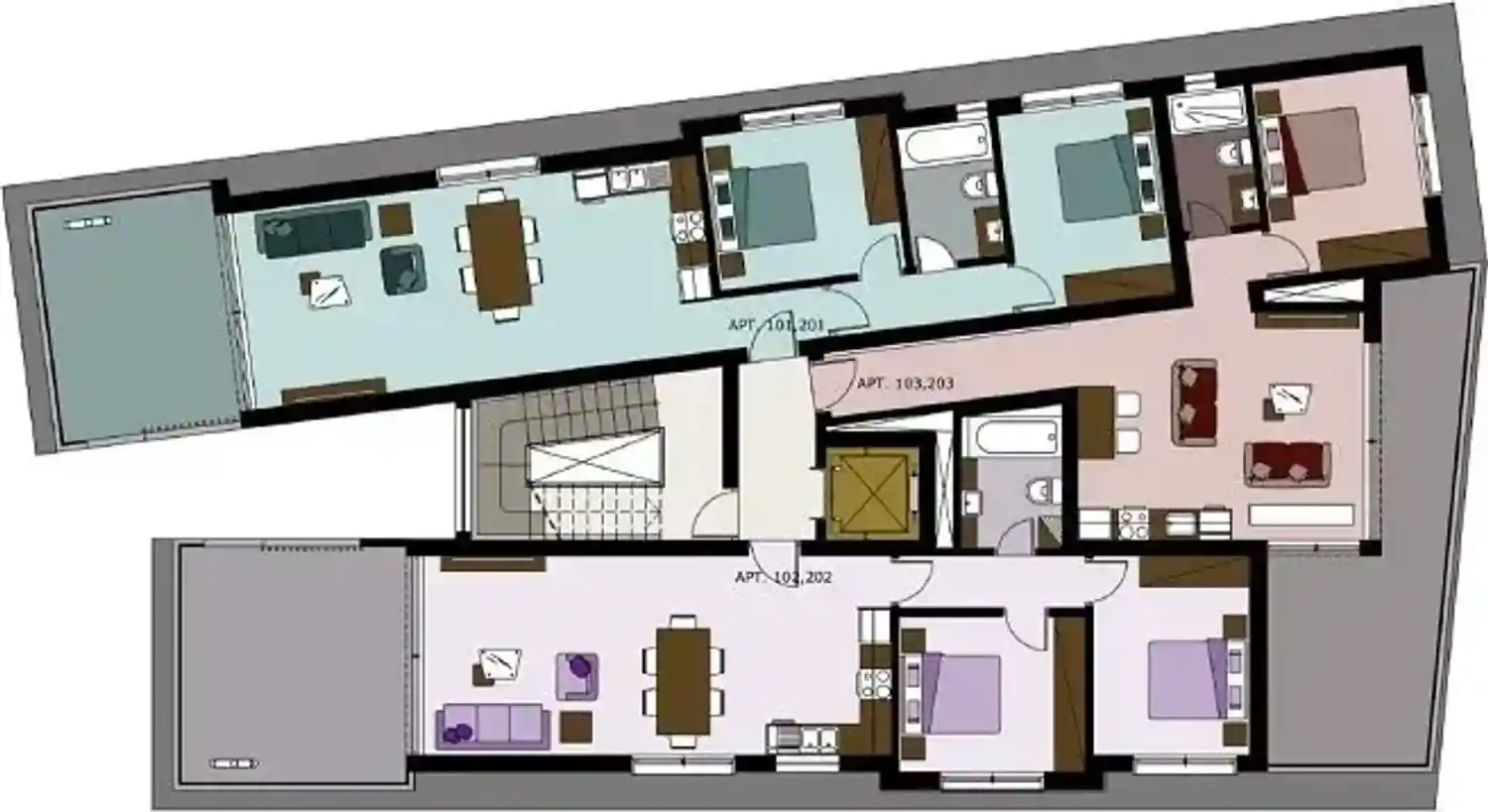 XI Residences նախագծի հատակագիծ 2