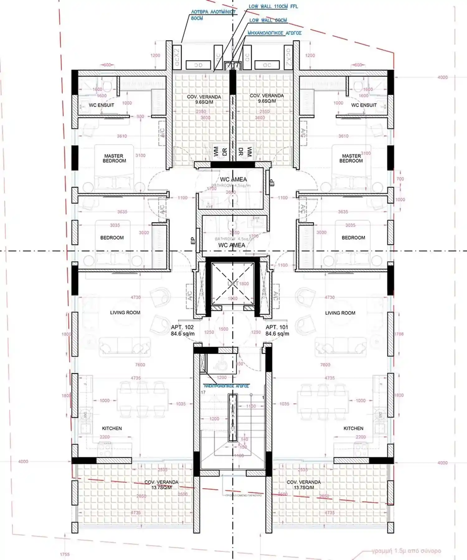 Rzut projektu Serenity Residence 2