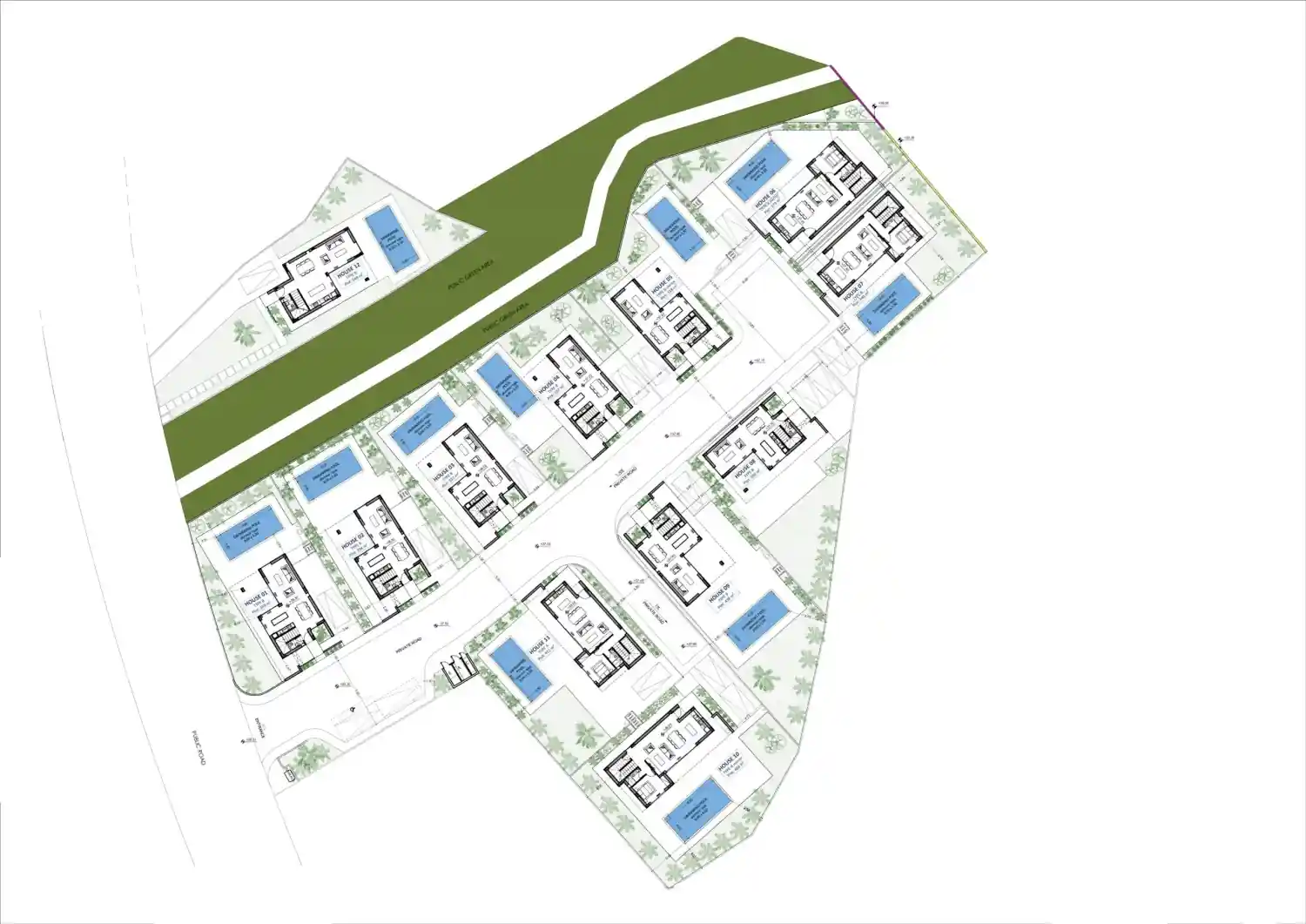 Κάτοψη του έργου Almaria Residences 3
