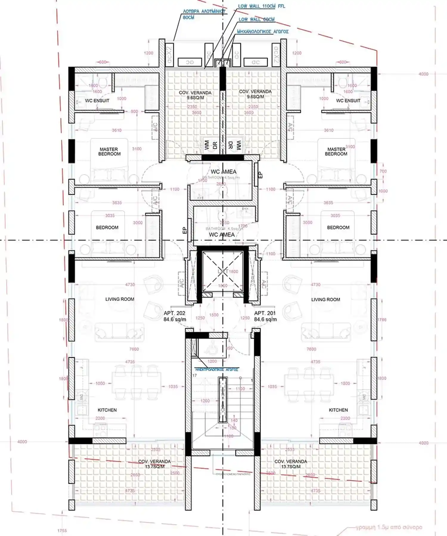 Rzut projektu Serenity Residence 3