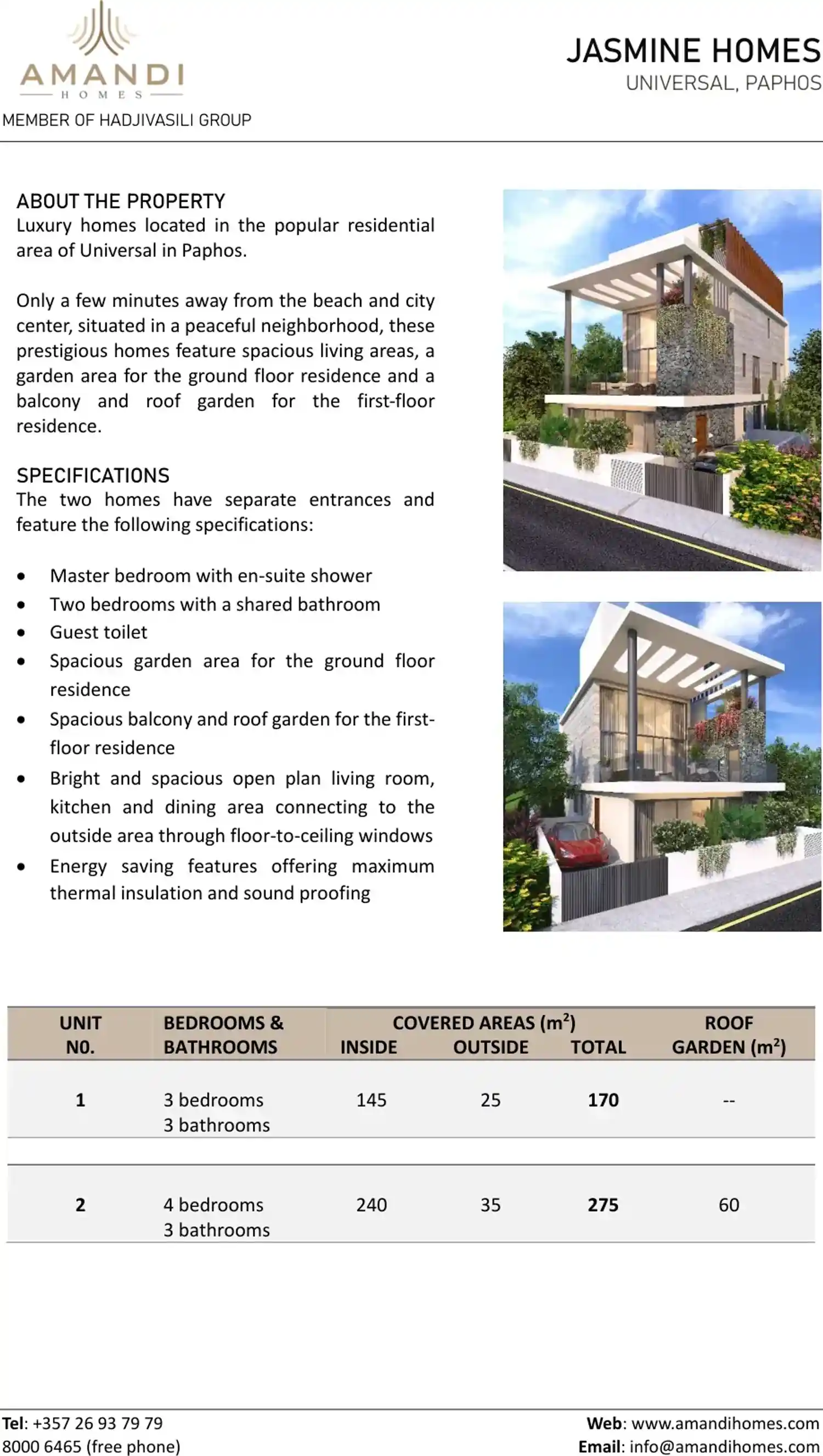 Jasmine Homes floor plan 1