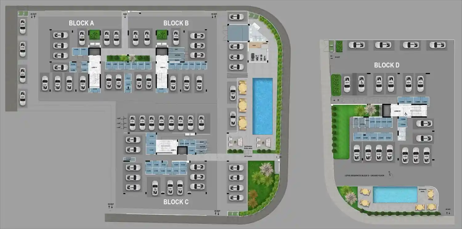 Lotus Residence floor plan 1