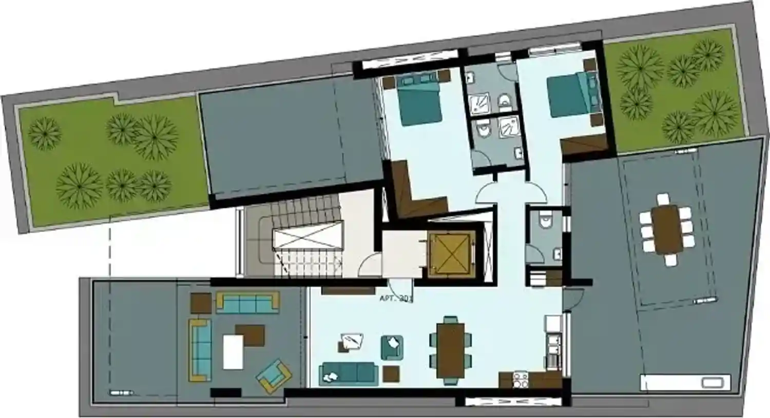 XI Residences նախագծի հատակագիծ 4