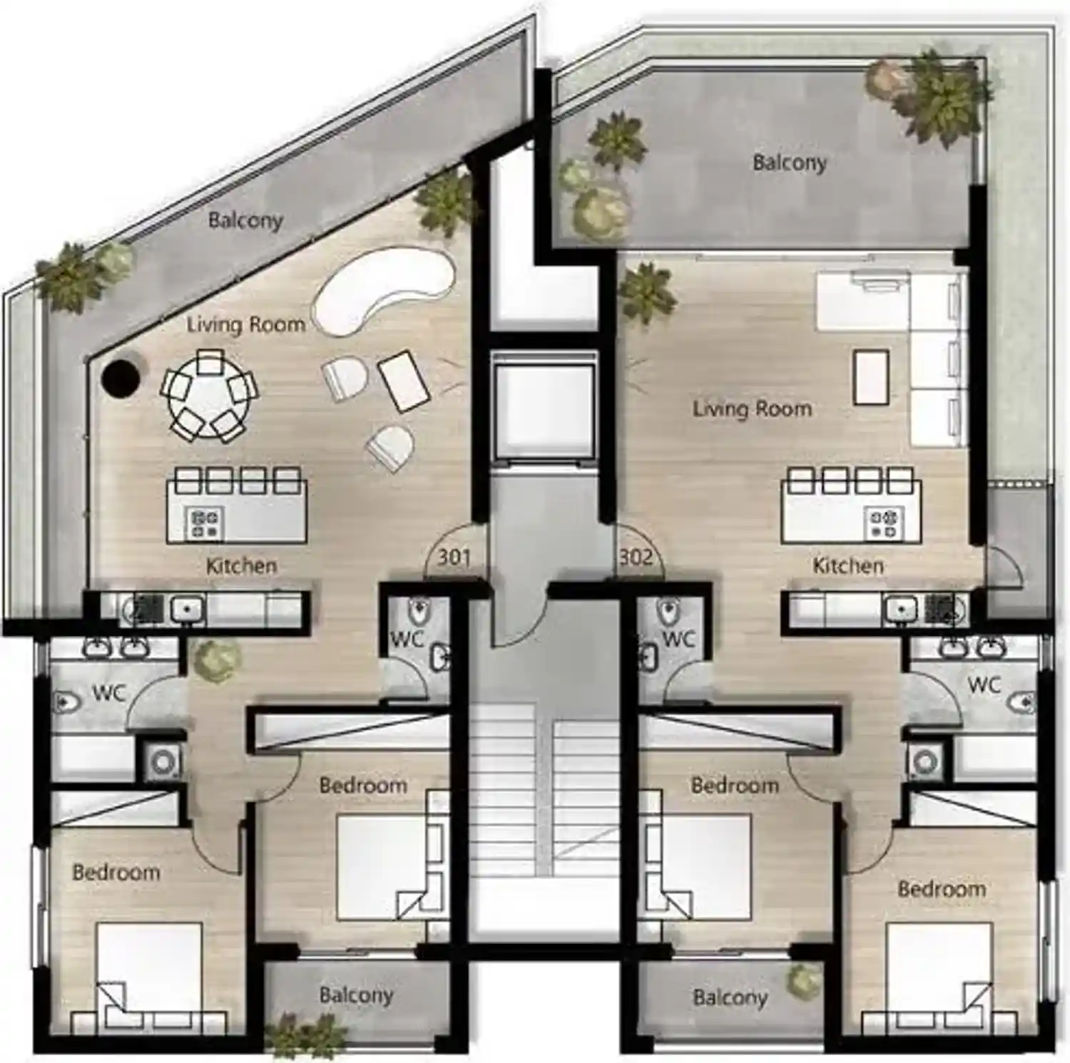 Rzut projektu Oasis Verde 7