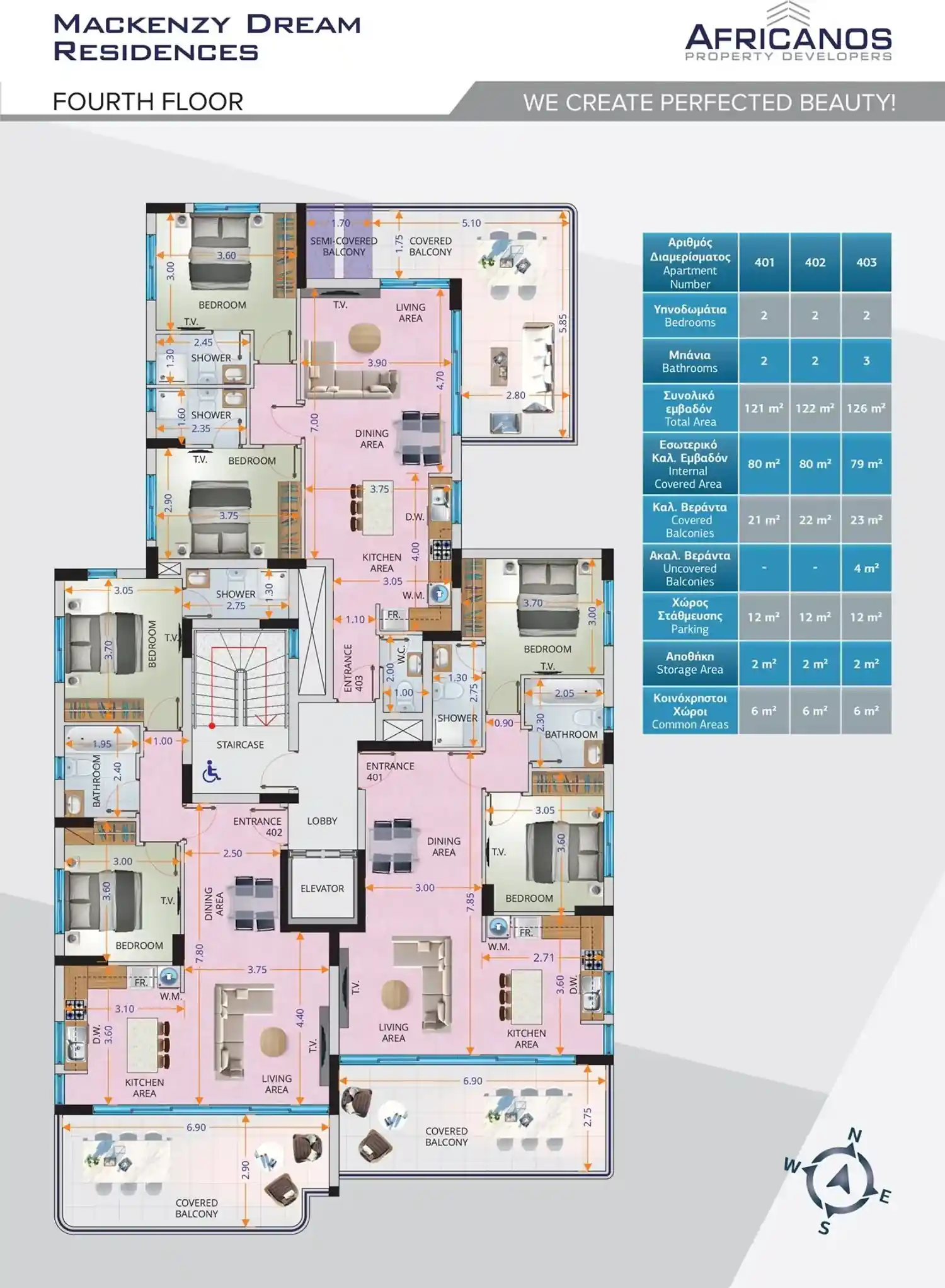 Mackenzy Dream Residences նախագծի հատակագիծ 4