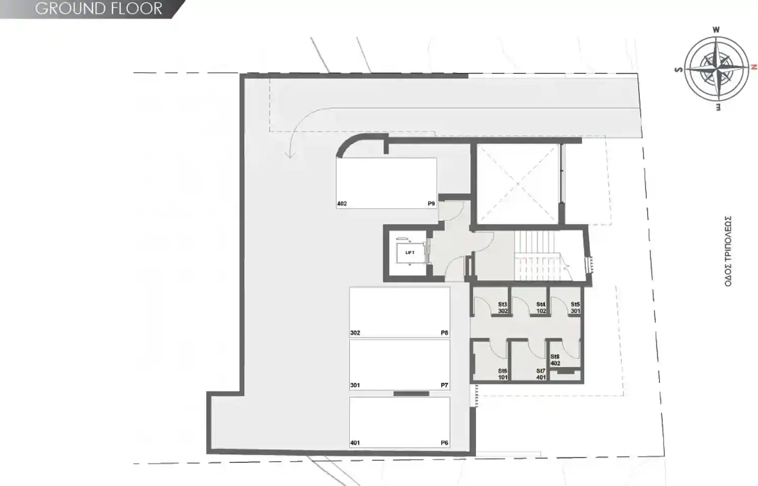 Rzut projektu Myrto Residence 3
