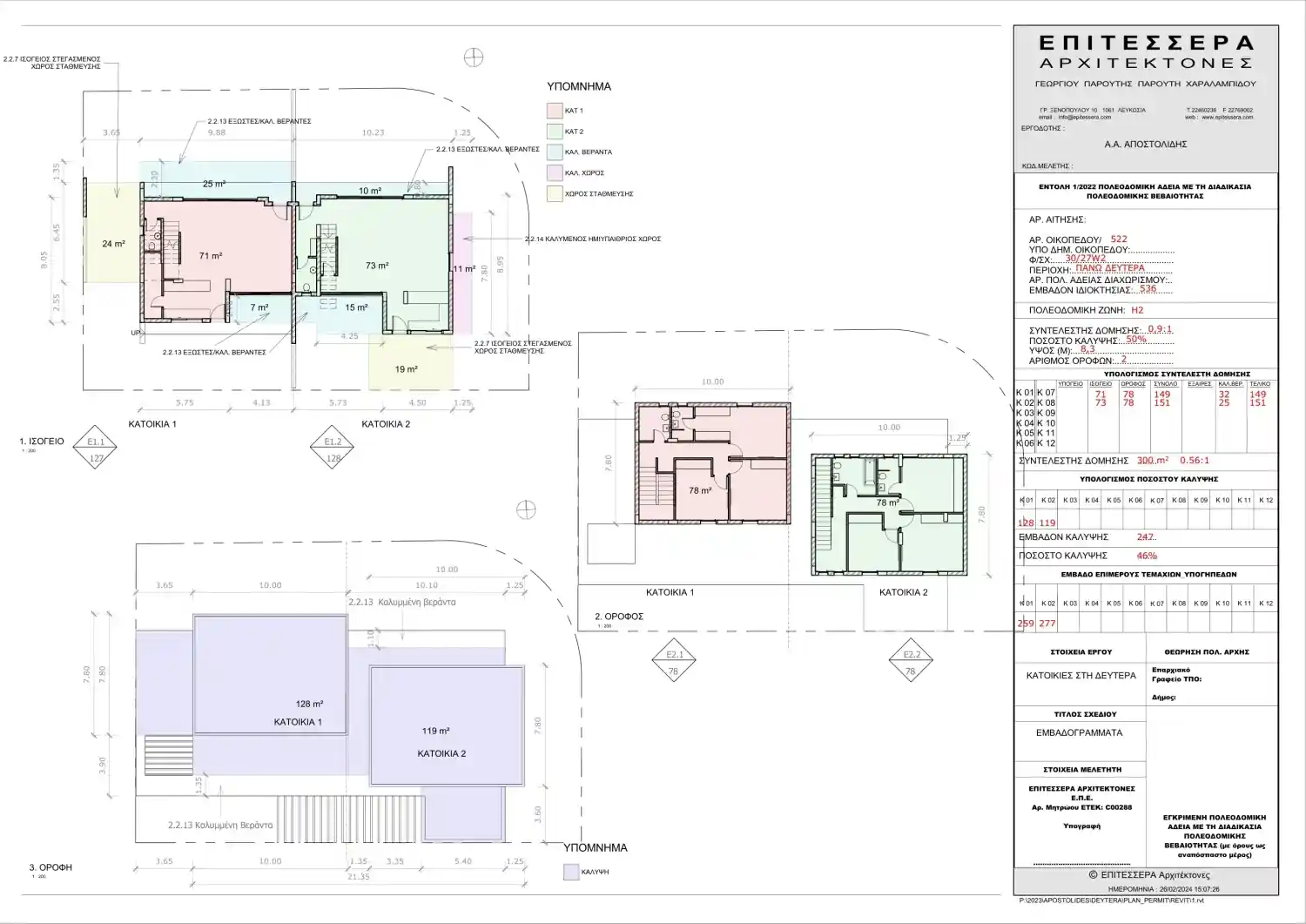Rzut projektu Riverstone Residences 1