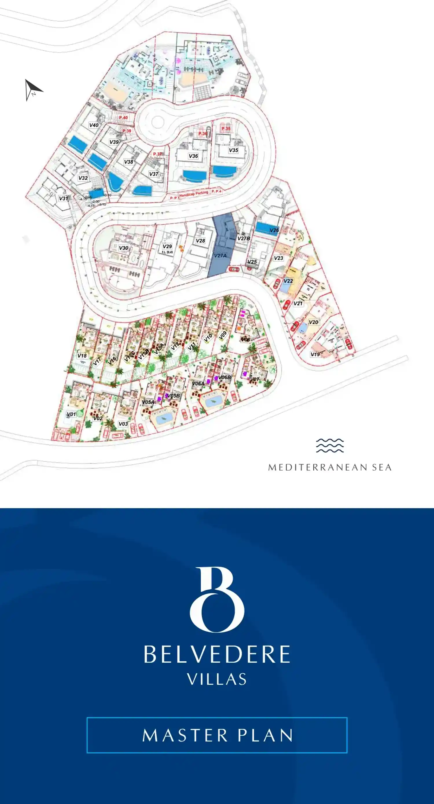 Rzut projektu Belvedere Villas 1