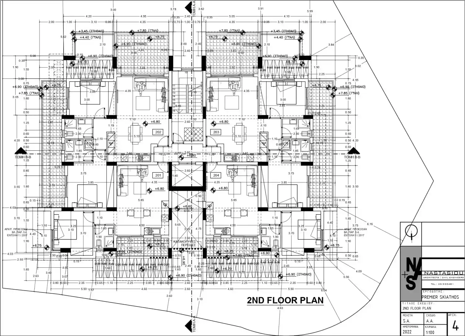 Rzut projektu Skiathos Boutique Residence  17