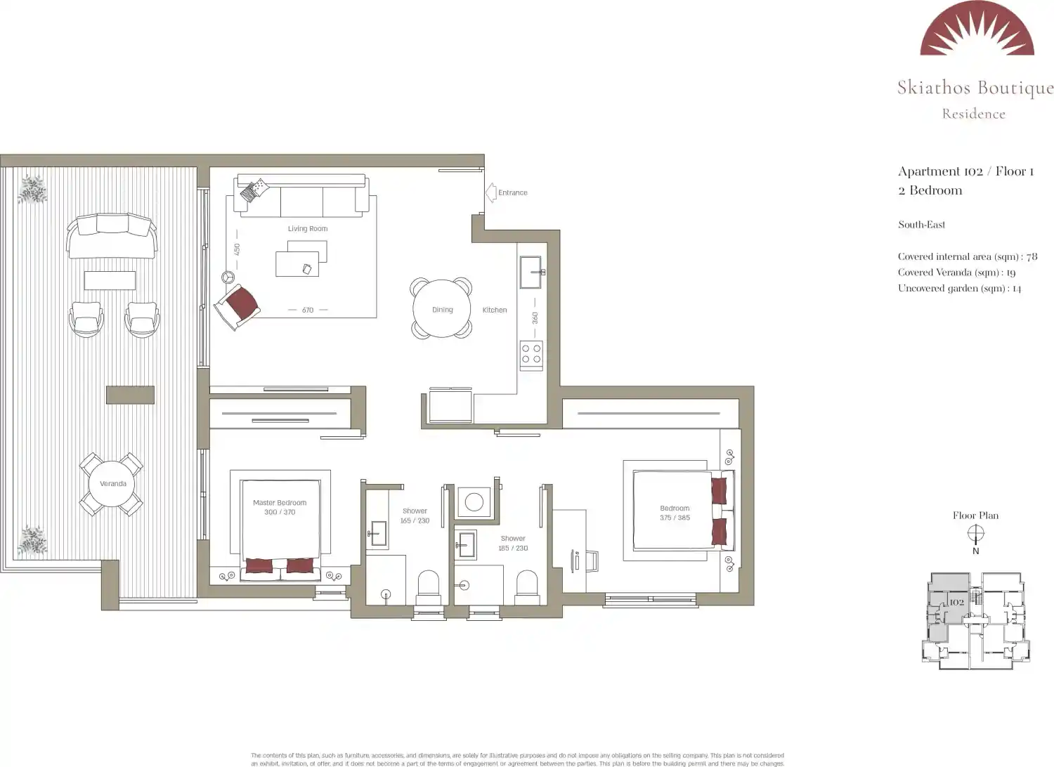 Rzut projektu Skiathos Boutique Residence  11