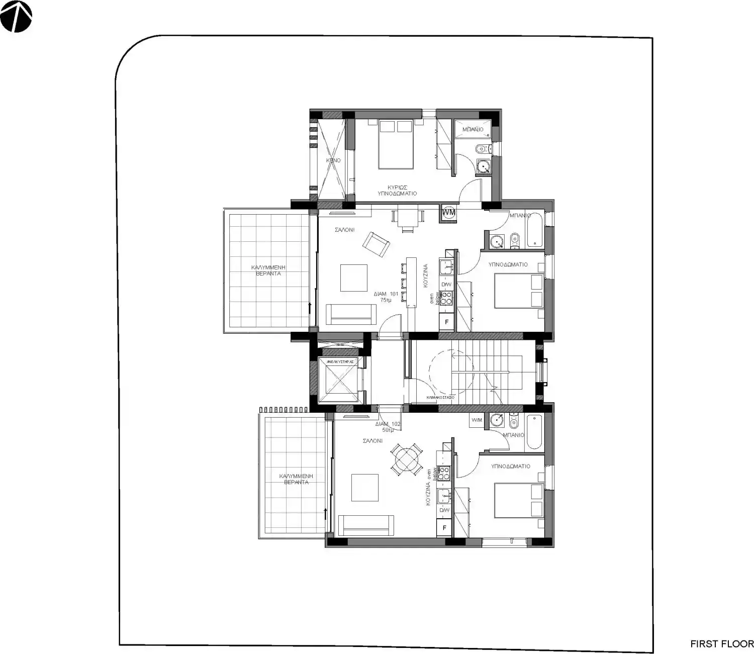 Paphos Suites  floor plan 1