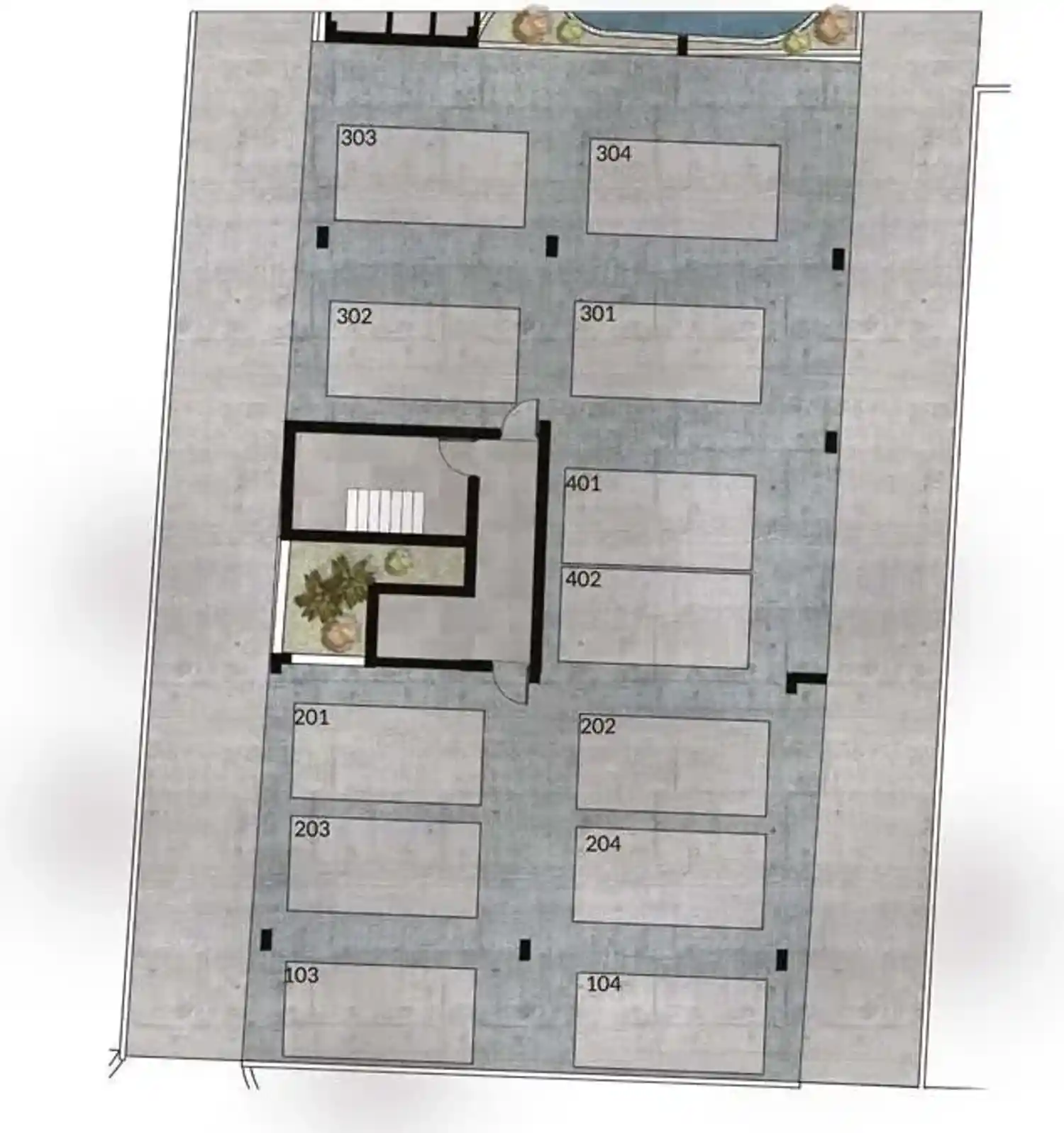 Rzut projektu Oasis Verde 6