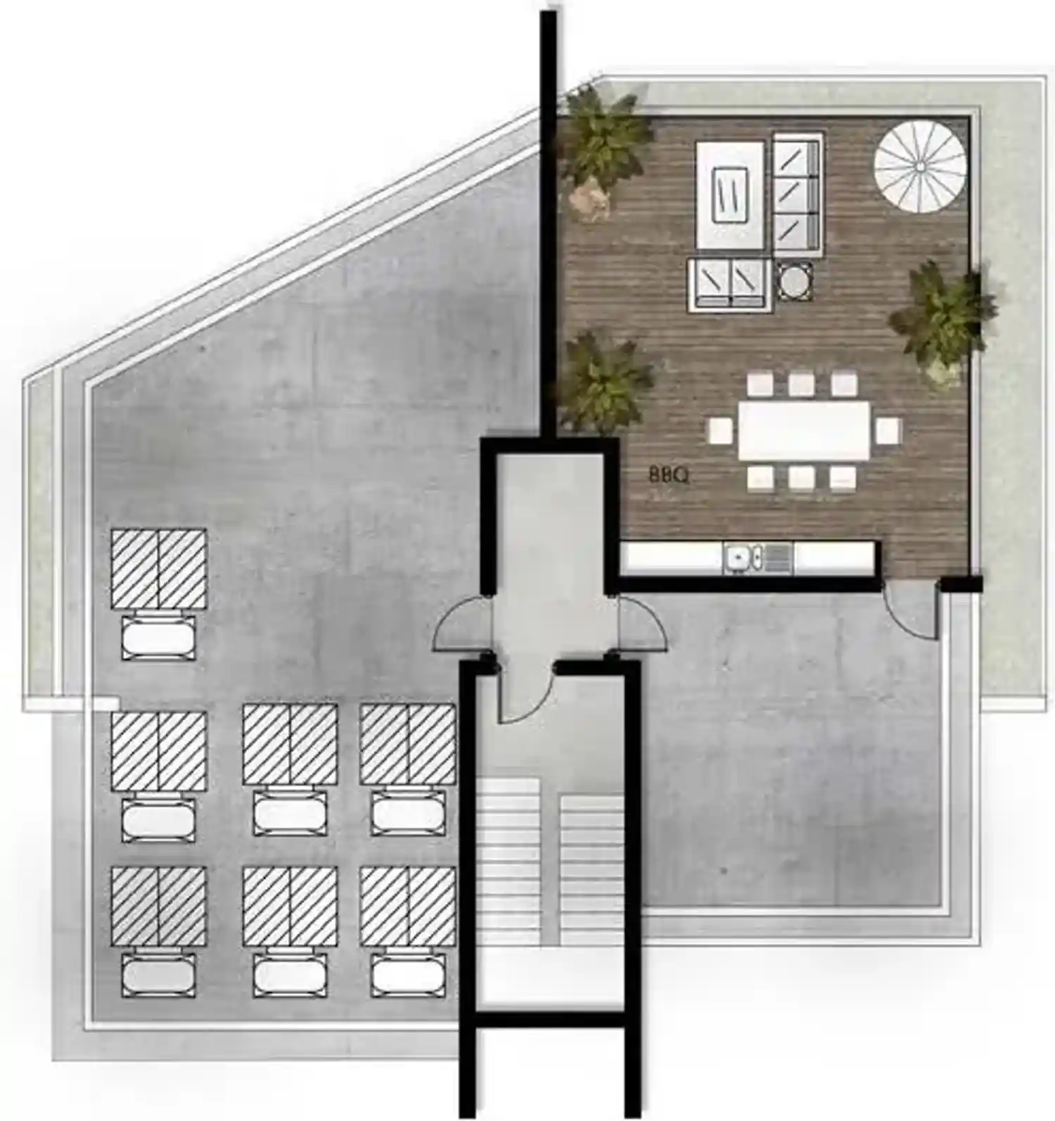 Rzut projektu Oasis Verde 1
