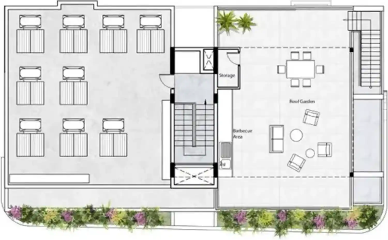Rzut projektu Omonoias Greens 1