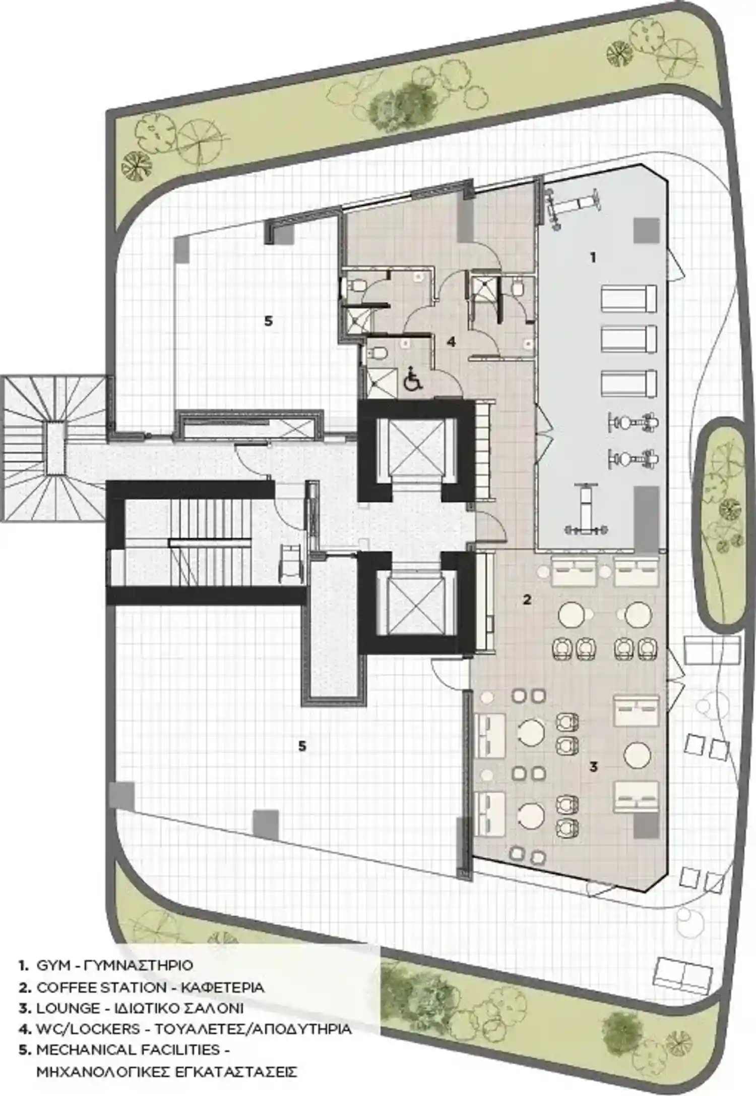Stasikratous Residences նախագծի հատակագիծ 1