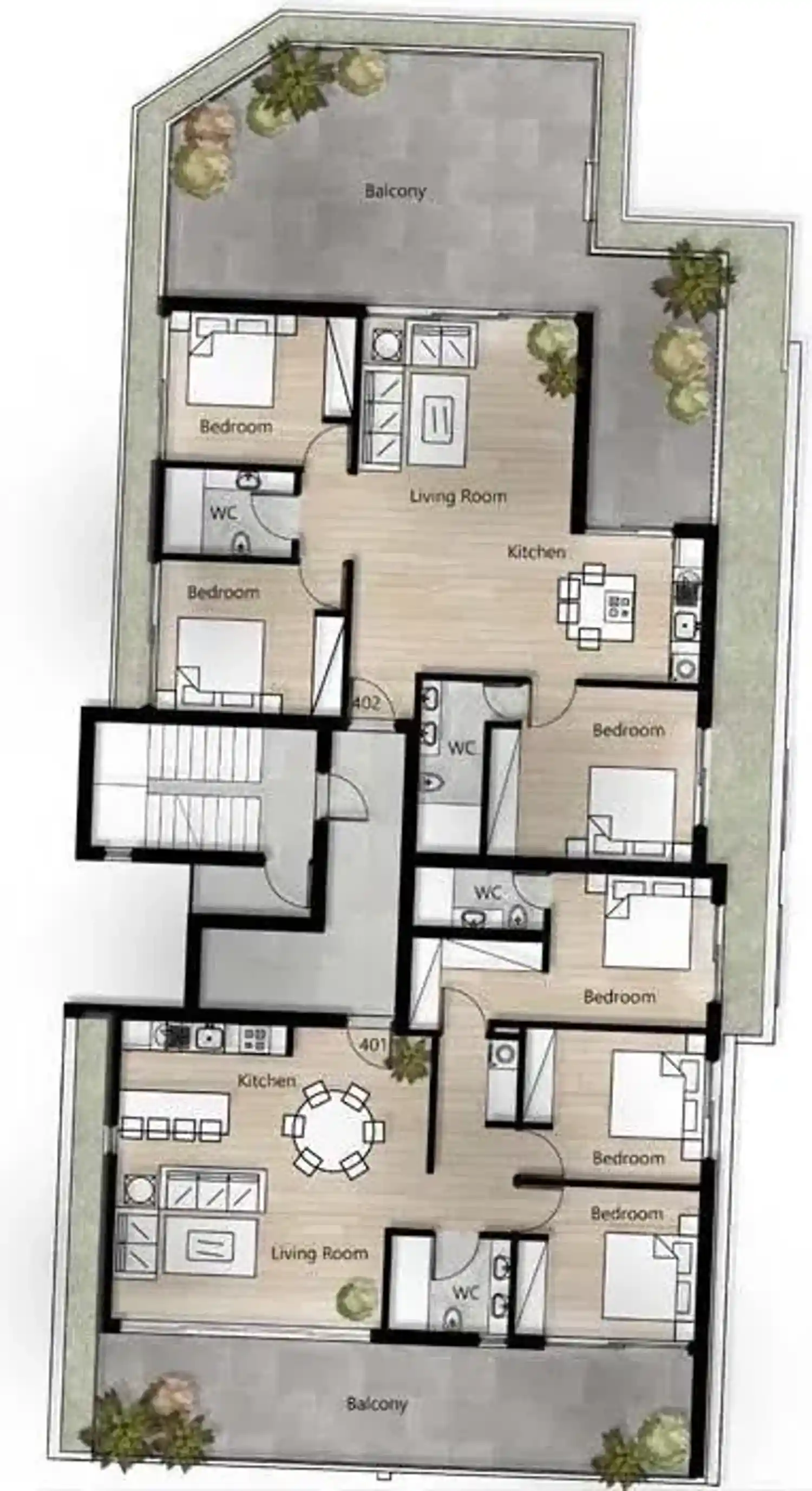 Rzut projektu Oasis Verde 13