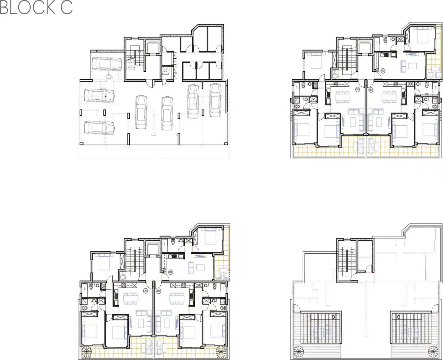 Panorama Apartments նախագծի հատակագիծ 4