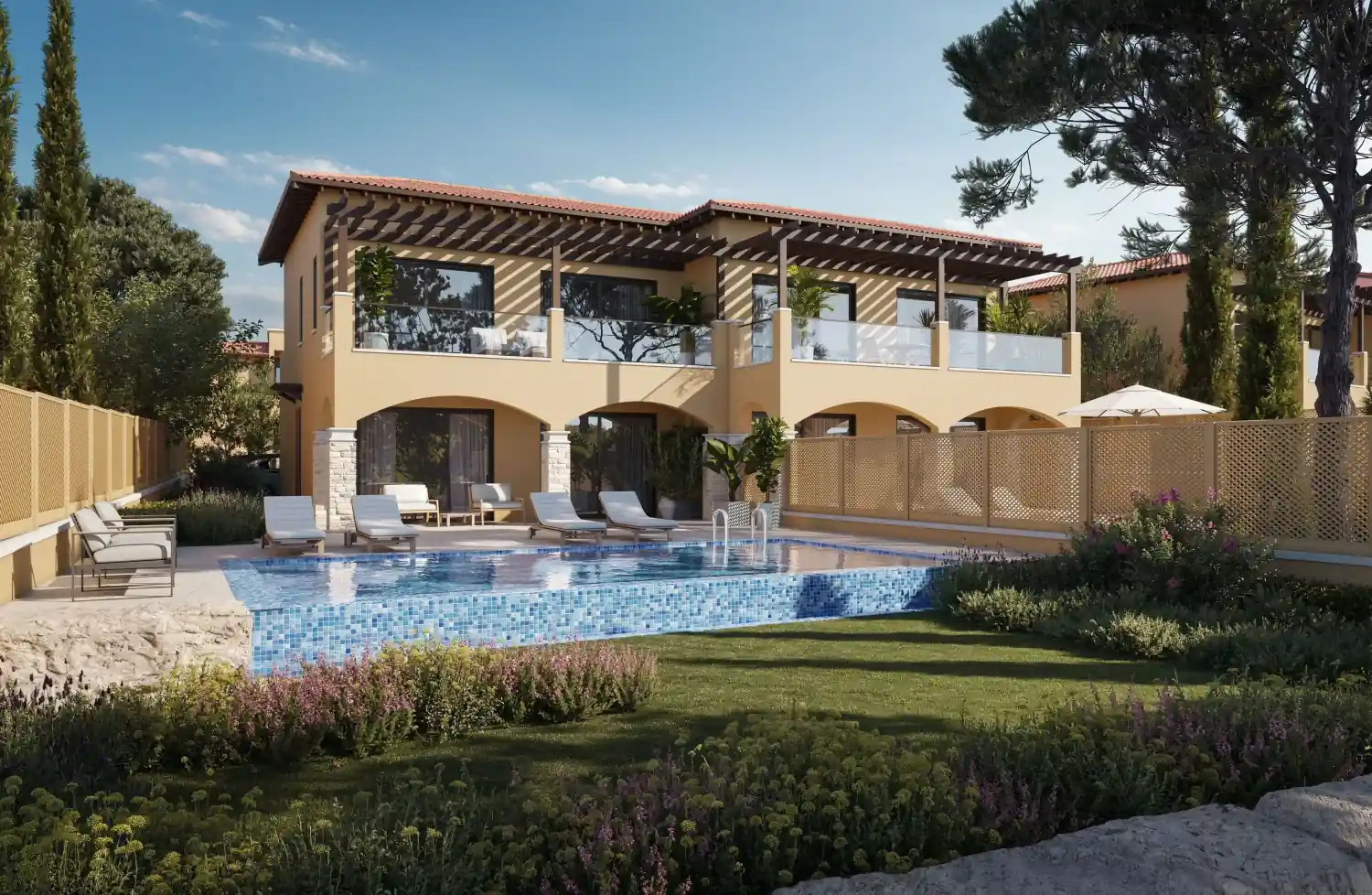 Εικόνα επισκόπησης του έργου Dionysus Greens Villas 1