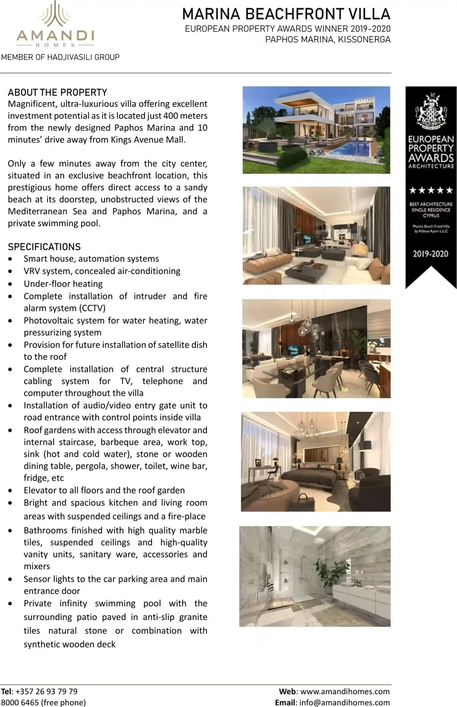 Marina Beachfront Villa նախագծի ընդհանուր պատկերը 9