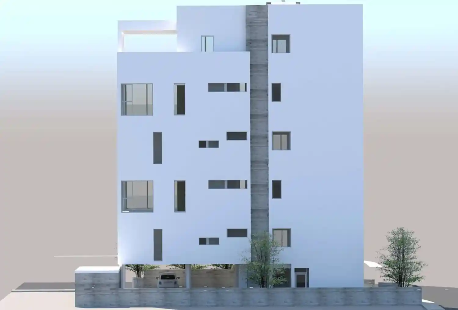 Mestayia Tower նախագծի ընդհանուր պատկերը 2