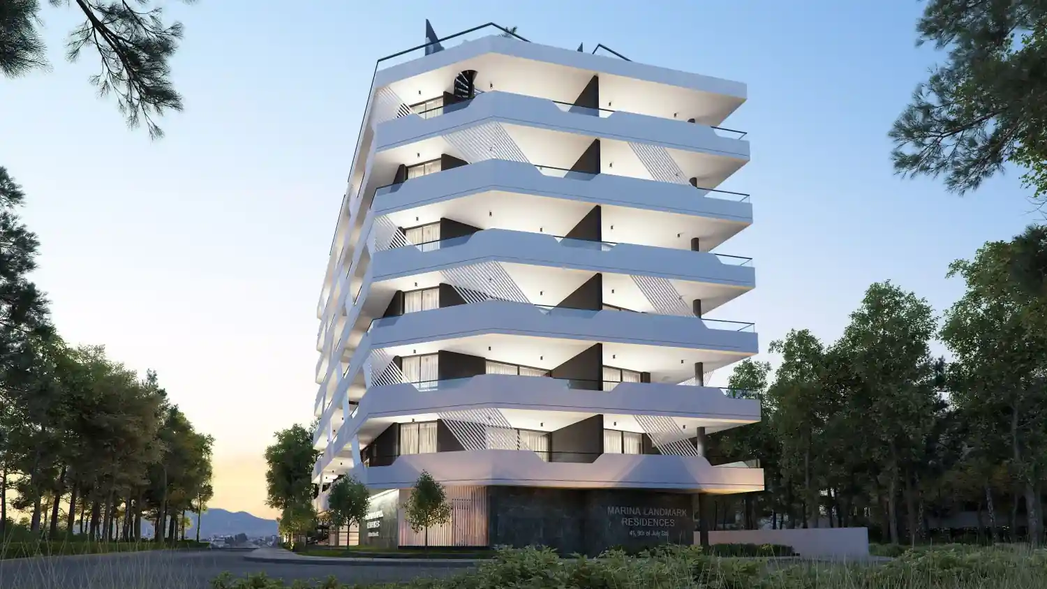 Обзорное изображение проекта Marina Landmark Residences 5