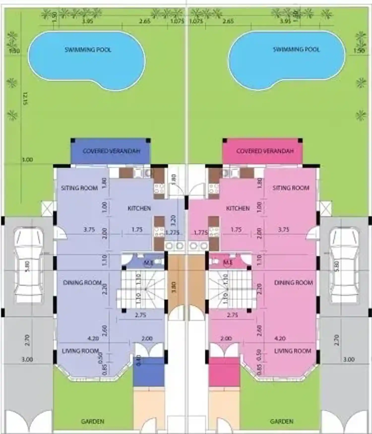 Oroklini Houses նախագծի ընդհանուր պատկերը 4