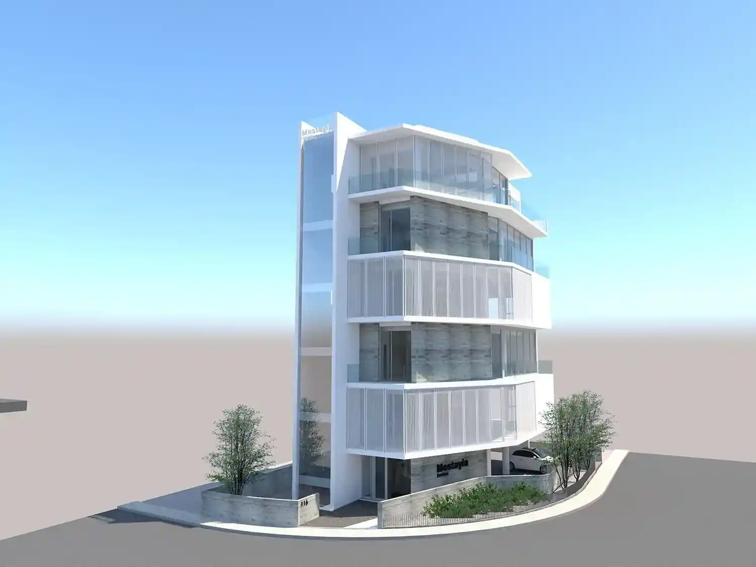 Mestayia Tower նախագծի ընդհանուր պատկերը 1