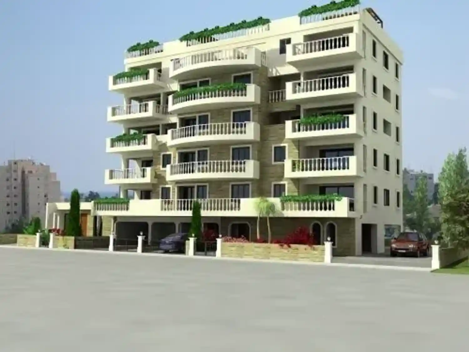 Oroklini Houses նախագծի ընդհանուր պատկերը 3