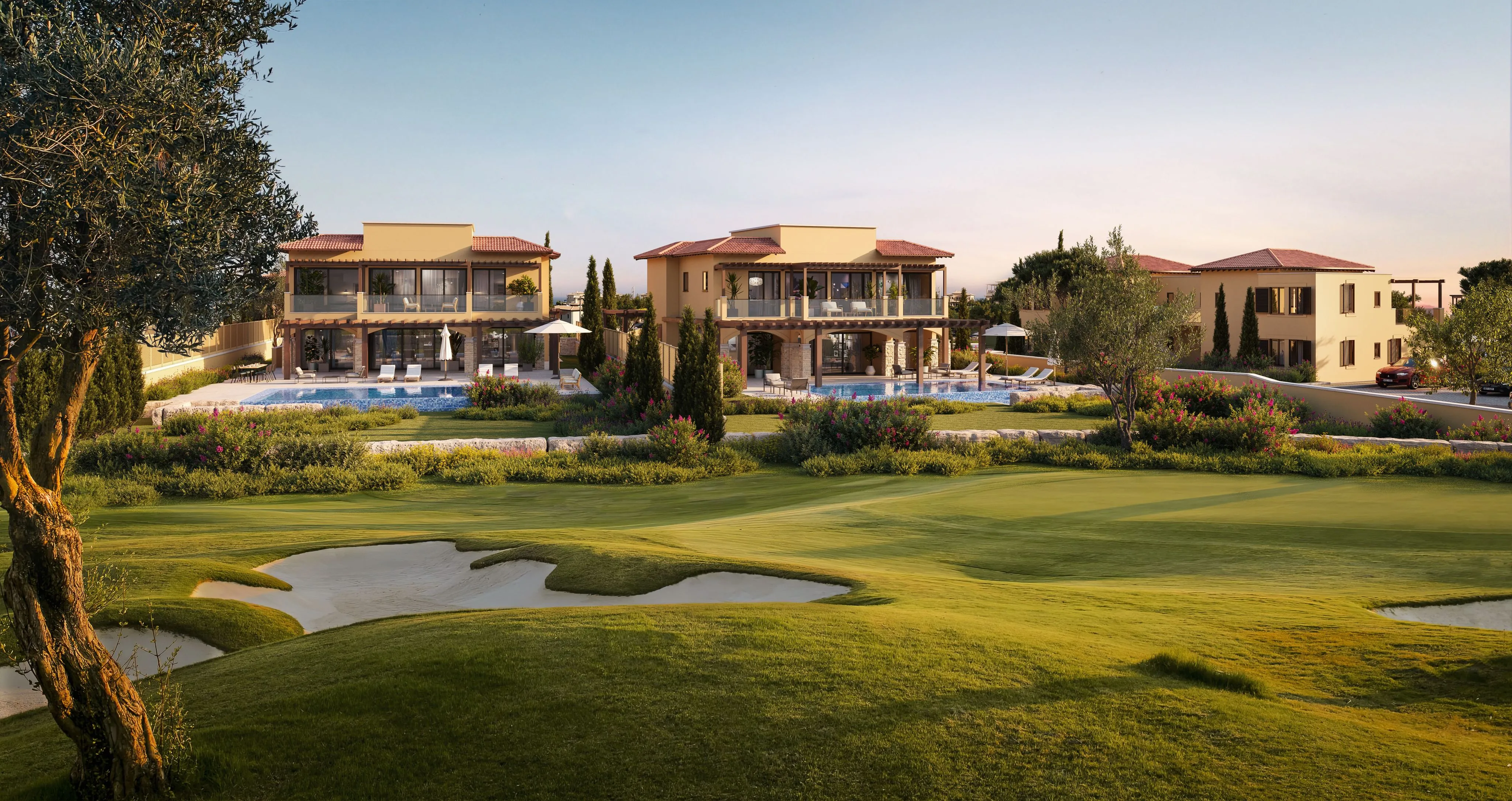 Dionysus Greens Villas εξωτερική όψη