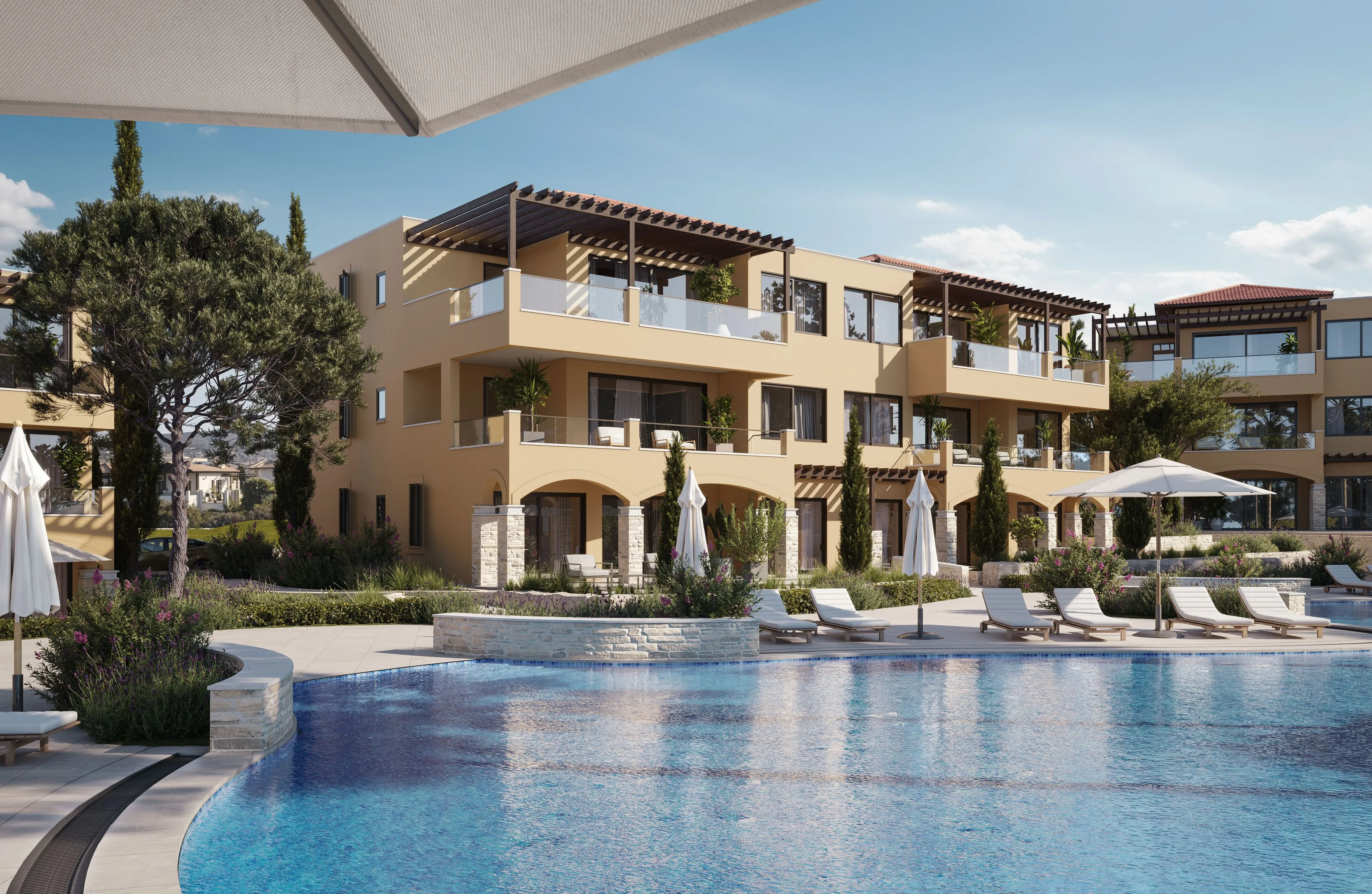 Dionysus Greens Apartments exterior