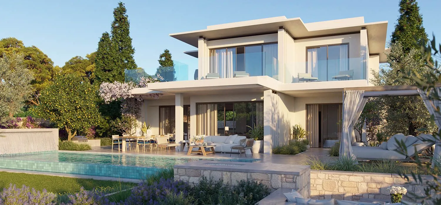 Limassol Greens. The Villas εξωτερική όψη